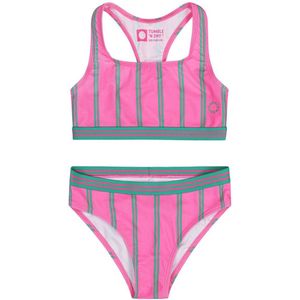 Tumble 'n Dry crop bikini roze / groen