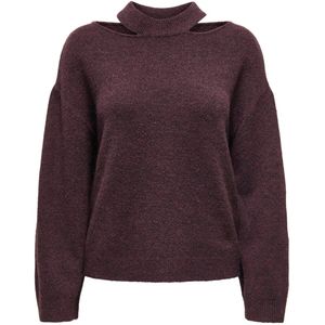 JDY pullover donkerrood