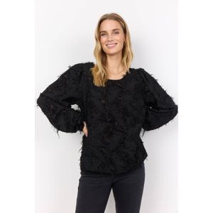 Soyaconcept semi-transparante blouse SC-NADIA zwart