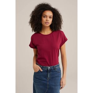 WE Fashion top donkerrood