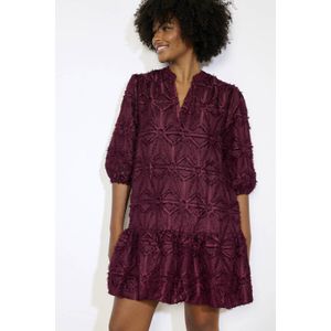 LOLALIZA A-lijn jurk donkerrood