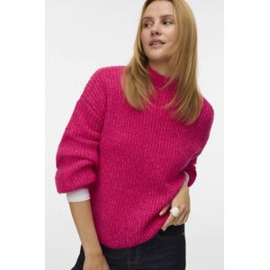 AWARE trui met wol roze gebreid