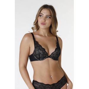 Wonderbra voorgevormde push-up bh zwart