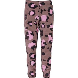 Z8 kids legging Opal met panterprint bruin/roze