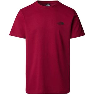 The North Face T-shirt Simple Dome Tee donkerrood