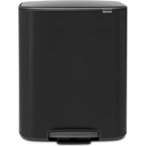 Brabantia Bo Pedal Bin 60 Liter Matt Black