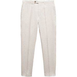 Mango Man regular fit pantalon ecru