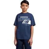 New Balance - T-shirt - Donkerblauw