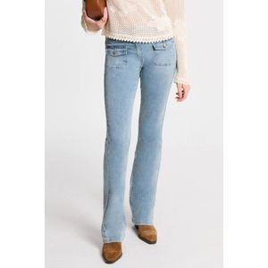 Morgan - Bootcut Jeans - Lichtblauw - Hoge Taille