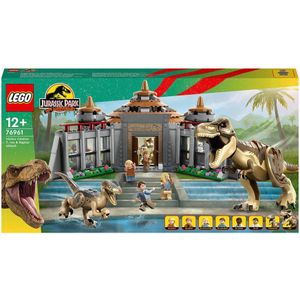 LEGO Jurassic World Jurassic Park Bezoekerscentrum: T. rex & raptor aanval Set - 76961