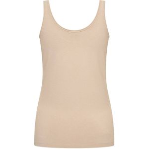 Expresso mouwloze top beige