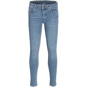PIECES KIDS high waist slim fit jeans LPRUNA light denim