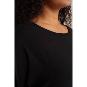 WE Fashion Curve pullover zwart