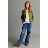 MANGO KIDS - Gebreid Vest - Groen - JANINE