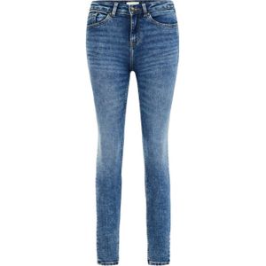 WE Fashion Curve slim fit jeans medium blue denim
