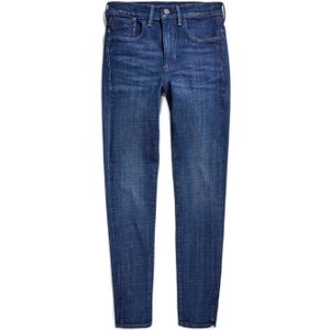 G-Star RAW Lhana high waist skinny jeans met split dark blue denim