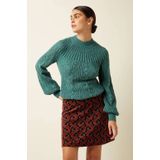 A-lijn rok - King Louie - Rood/Bordeauxrood