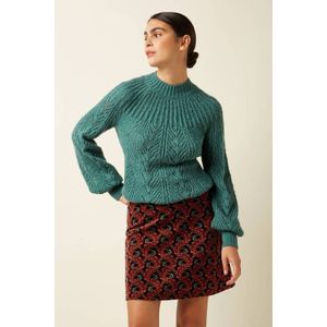 A-lijn rok - King Louie - Rood/Bordeauxrood