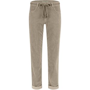 Para Mi corduroy high waist loose fit broek Bobby beige