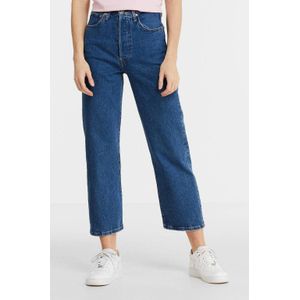 Levi's Ribcage high waist straight fit jeans blauw