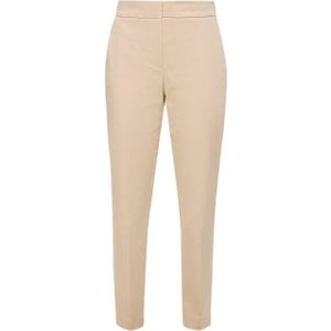 s.Oliver BLACK LABEL cropped slim fit pantalon beige