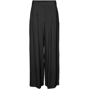 AWARE by VERO MODA high waist wide leg pantalon VMJOURNI zwart