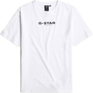 G-Star RAW T-shirt t-shirt s\\s loose met logo wit