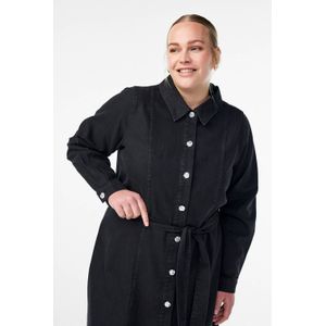 Zizzi denim spijkerjurk black denim