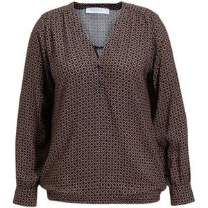 Imagine longsleeve blouse met geoprint