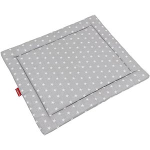 Bopita boxkleed stars grijs/wit 95x75 cm