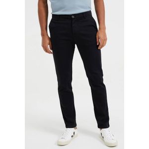 WE Fashion slim fit hybrid jog stretch chino black uni