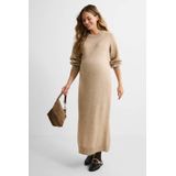 Mlnewanne - Gebreide Jurk - Maxi Lengte - Lange Mouwen - Regular Fit