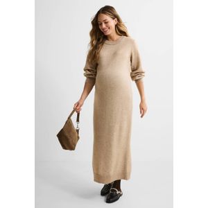 Mlnewanne - Gebreide Jurk - Maxi Lengte - Lange Mouwen - Regular Fit