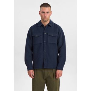 Anerkjendt - AKOSCAR - Overshirt - Donkerblauw - Lange Mouwen