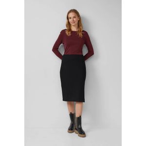 s.Oliver - Kokerrok - Licht Stretchy - Midirok - Met Split