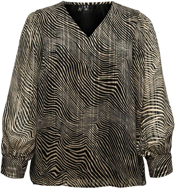 Vmcgebra - Top - Mouwloos - V-Hals - Regular Fit - Print