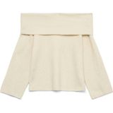 VERO MODA trui ecru gebreid
