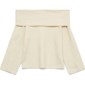 VERO MODA trui ecru gebreid