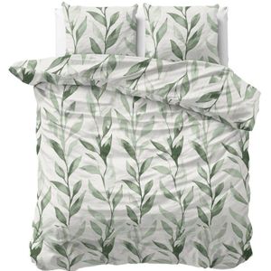 Sleeptime - Dekbedovertrek Urban Greenhouse - Groen - 200x200x220 + 2 Kussenslopen 60x70