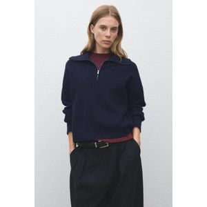 Mango pullover marineblauw