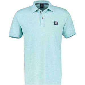 LERROS regular fit polo met logo lichtblauw