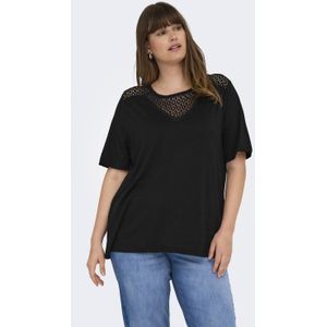 ONLY CARMAKOMA T-shirt zwart