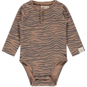 Babyface romper bruin/grijs