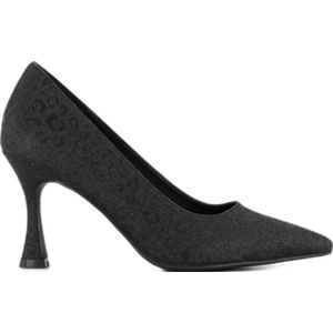 Graceland pumps met panterprint zwart