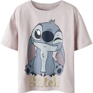 NAME IT KIDS Lilo & Stitch T-shirt lila