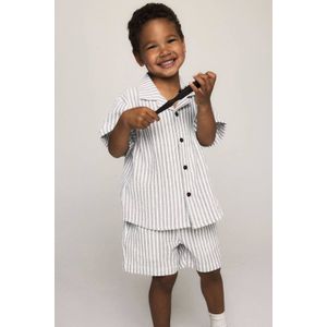 NAME IT MINI overhemd donkerblauw/ecru