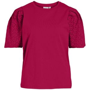 VILA T-shirt VIMERRY roze