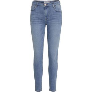 VILA skinny jeans VISARAH medium blue denim