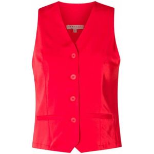 Ivy Beau gilet koraalrood