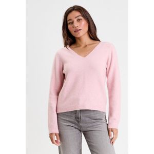 Cache Cache gebreide trui met wol lichtroze